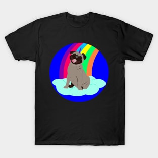 Pugicorn on a cloud T-Shirt